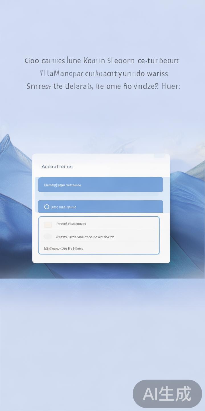 安全无忧的登录体验离不开账户验证环节。注册完成后，